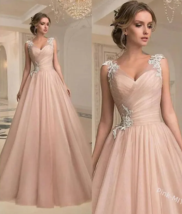 A Linie Kleid Abendkleid Elegant für Hochzeitsgäste in Champagne mit Spitze